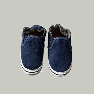 Robeez Navy Blue Slip On Soft Sole 6 - 12 Months Baby Shoes